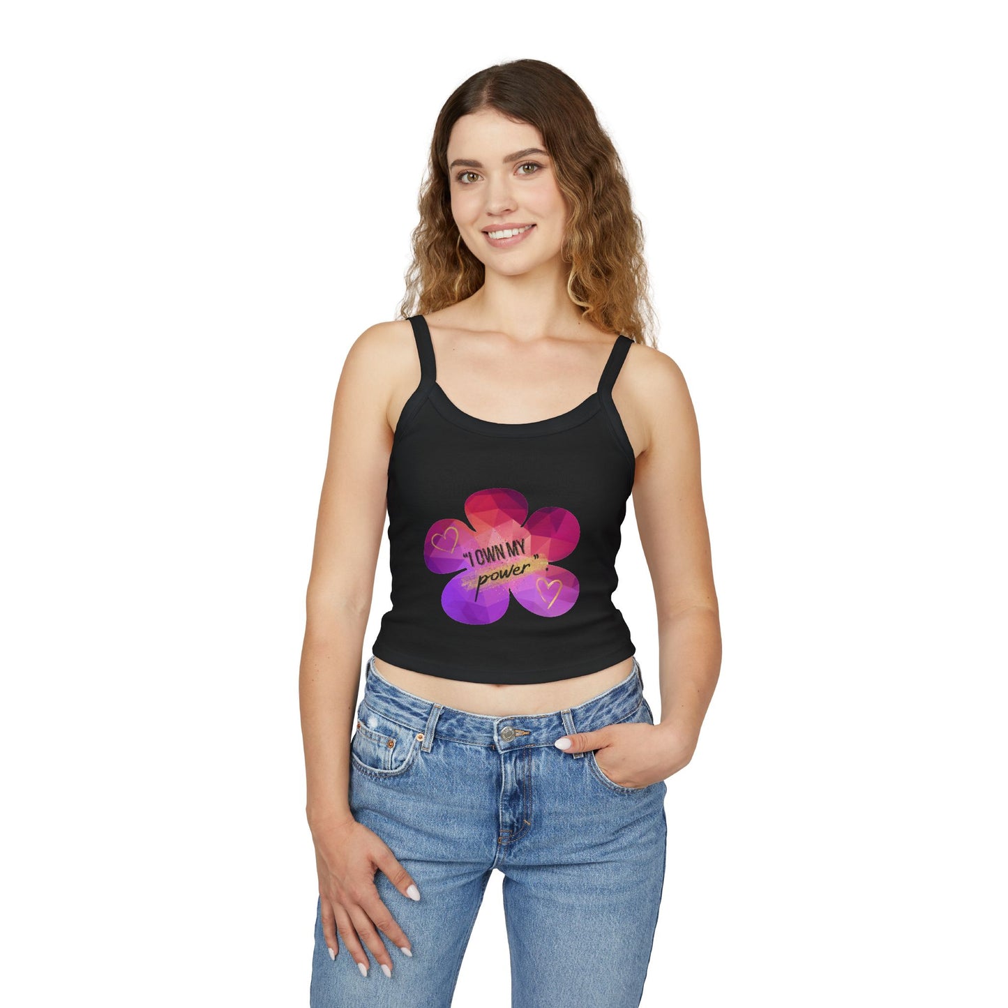 "Own Your Power – Spaghetti Strap Tank Top"