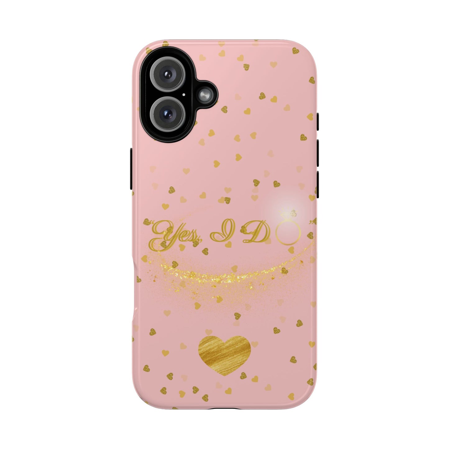 π± "Yes, I Do" β Elegant Gold Proposal iPhone Case πβ¨
