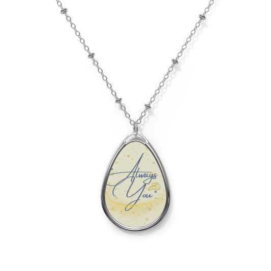 💖 "Always You" Teardrop Necklace – A Timeless Anniversary Gift ✨
