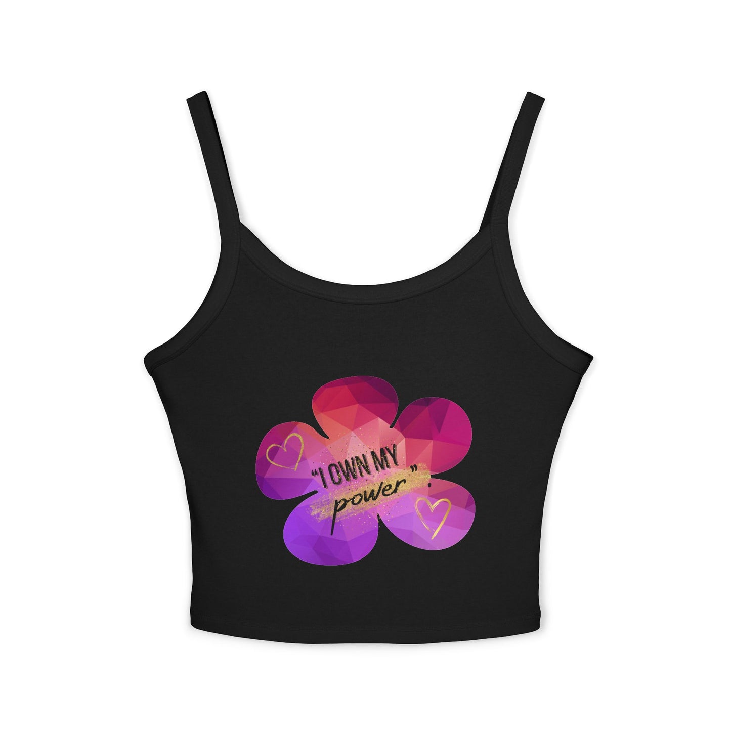 "Own Your Power – Spaghetti Strap Tank Top"