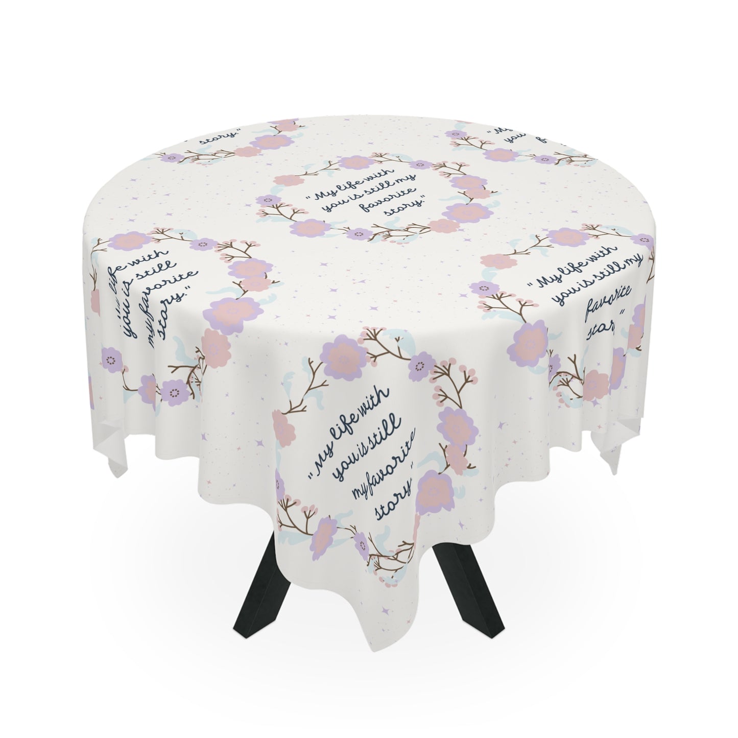 "My Favorite Story" – Romantic Tablecloth