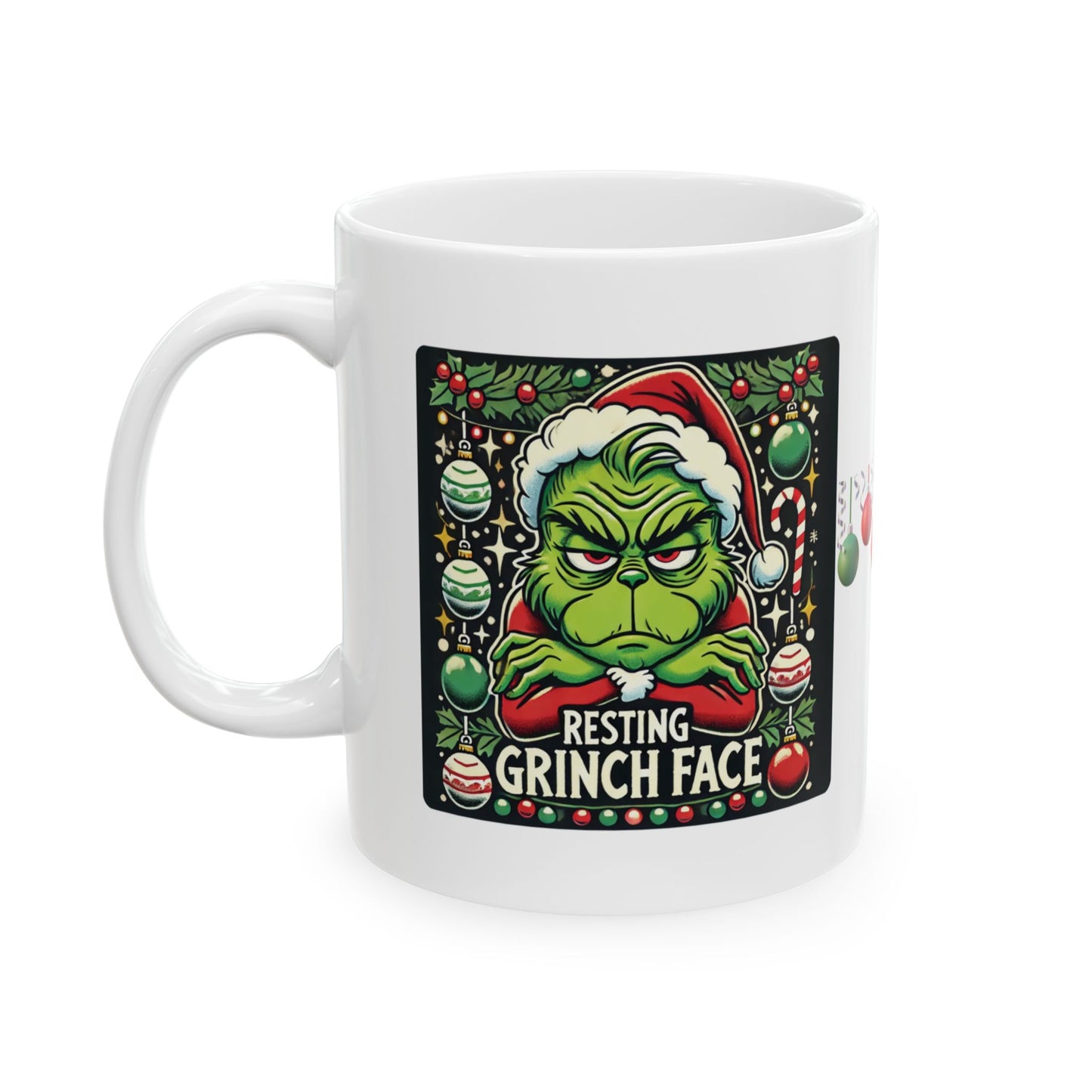 "Resting Grinch Face Mug"