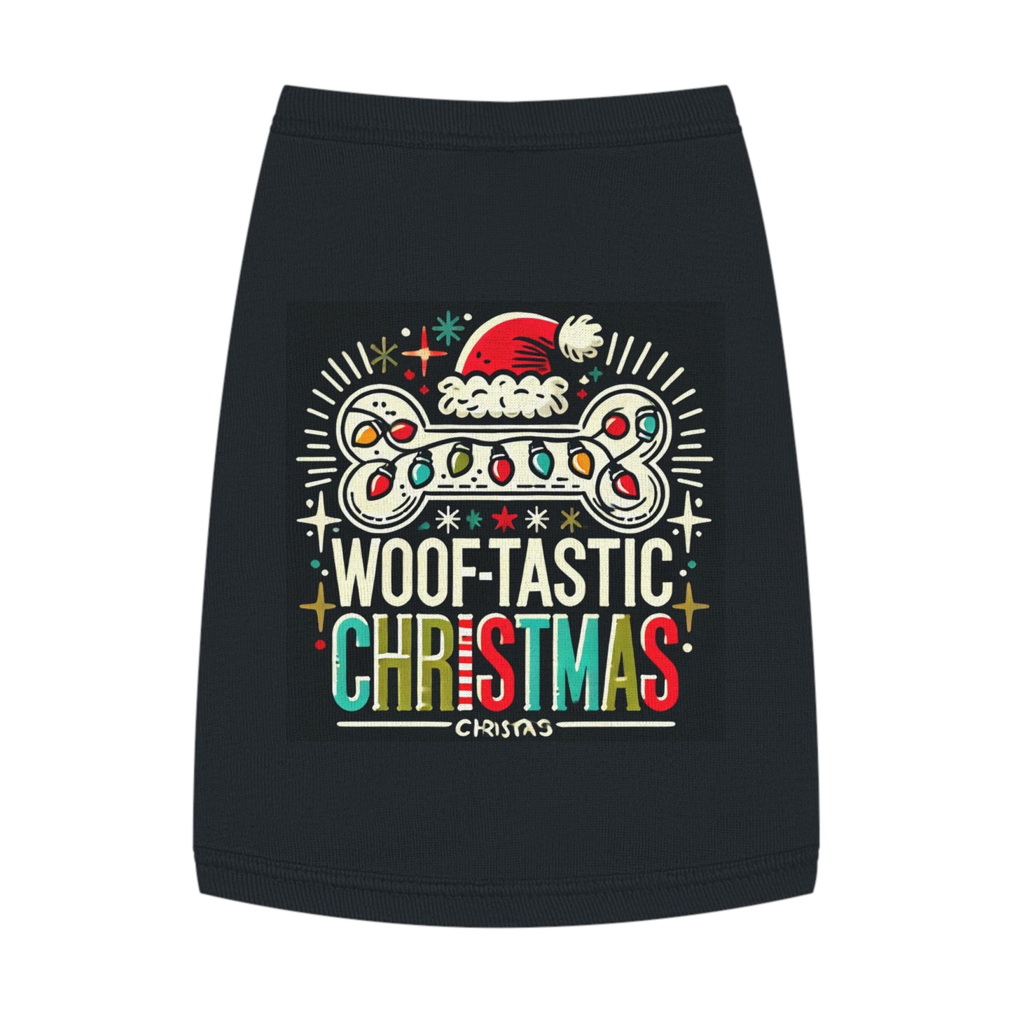 Woof-Tastic Christmas Pet Tank Top for Festive