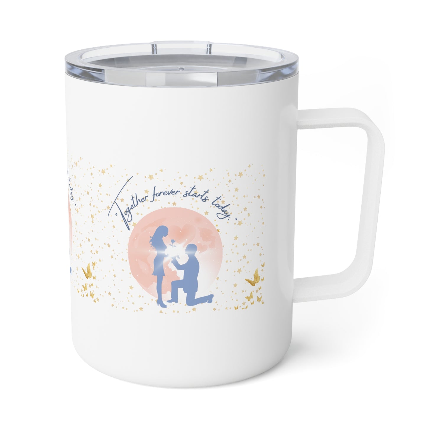 ☕ "Together Forever Starts Today" Proposal Mug – A Perfect Sip of Love 💍