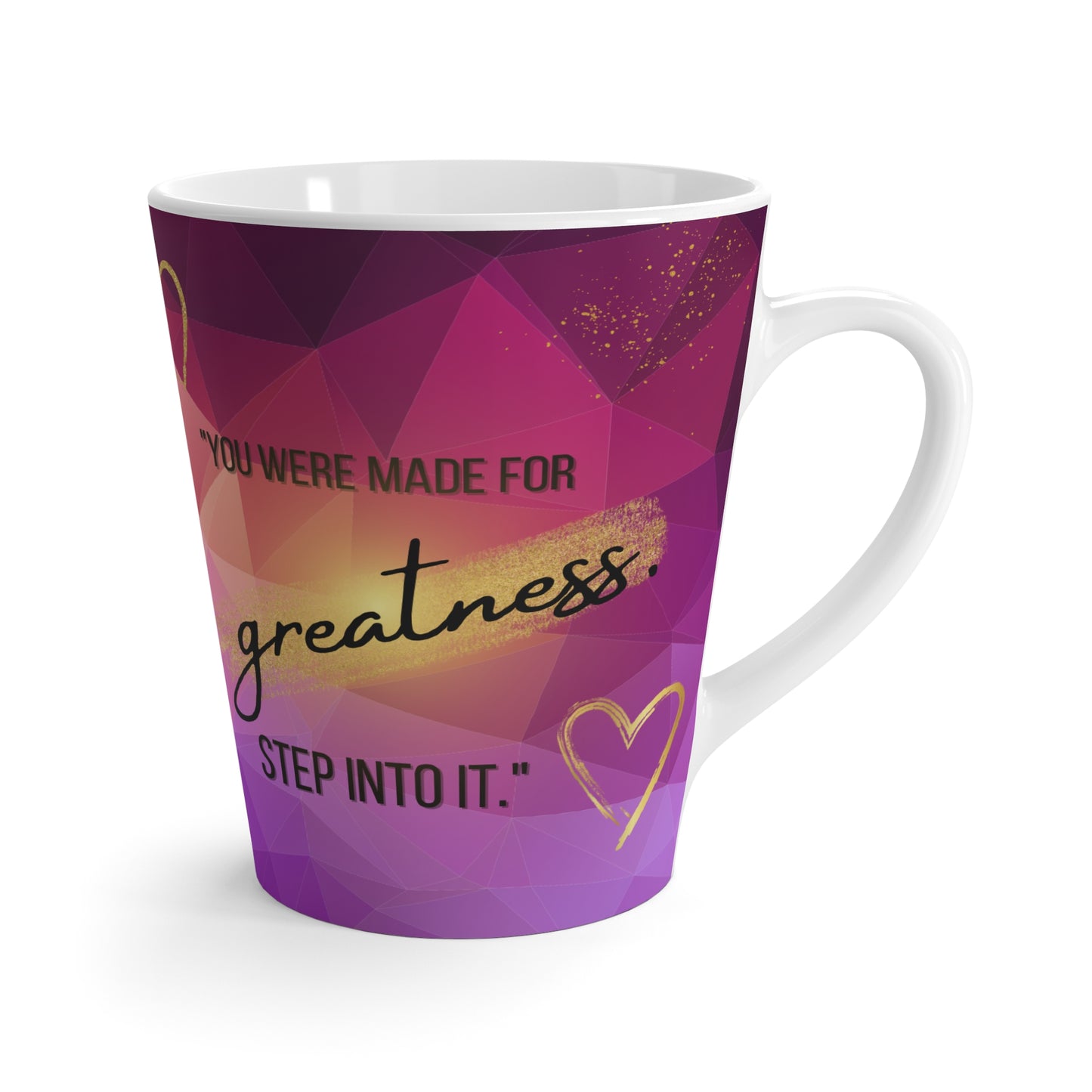 "You Were Made for Greatness – Motivational Mug"