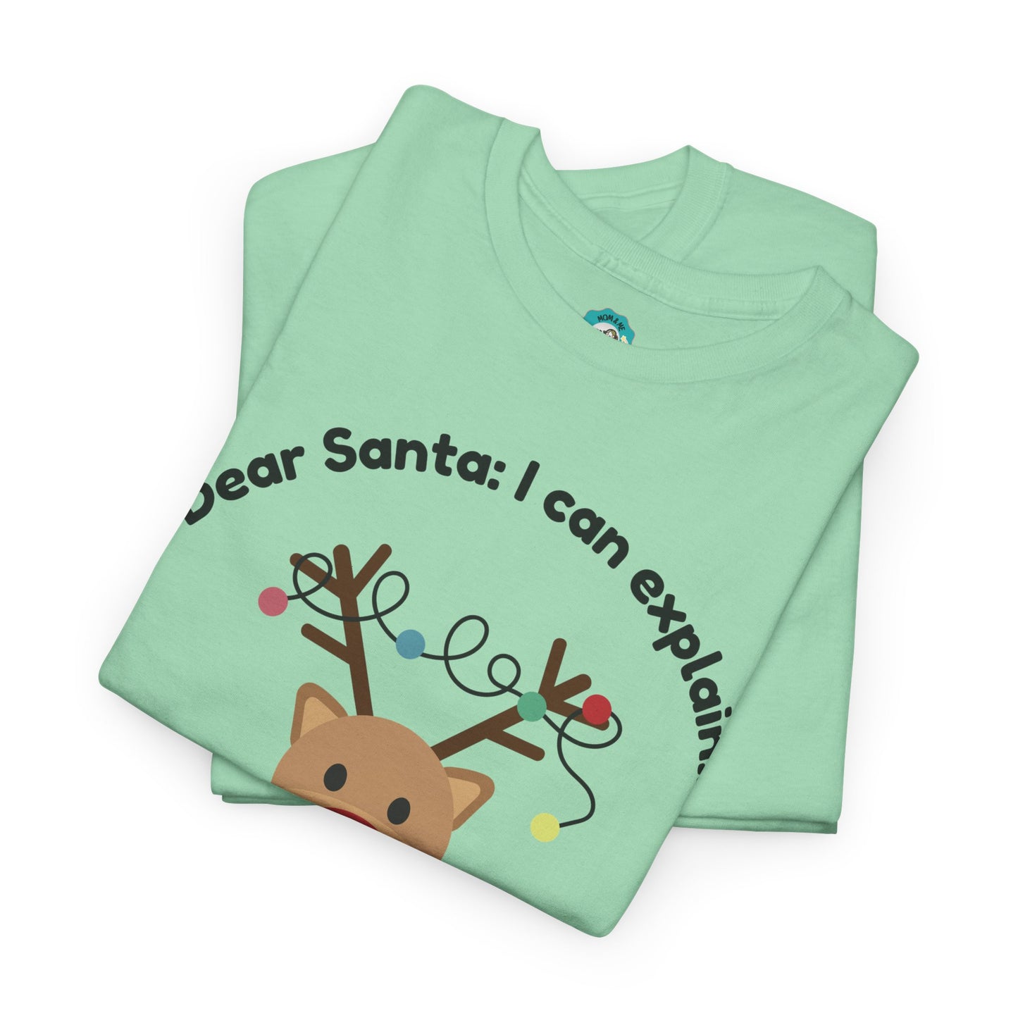 "Camisetas navideñas divertidas: Rodolfo en apuros"