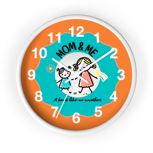Wall Clock for Family Time: Mom & Me Version