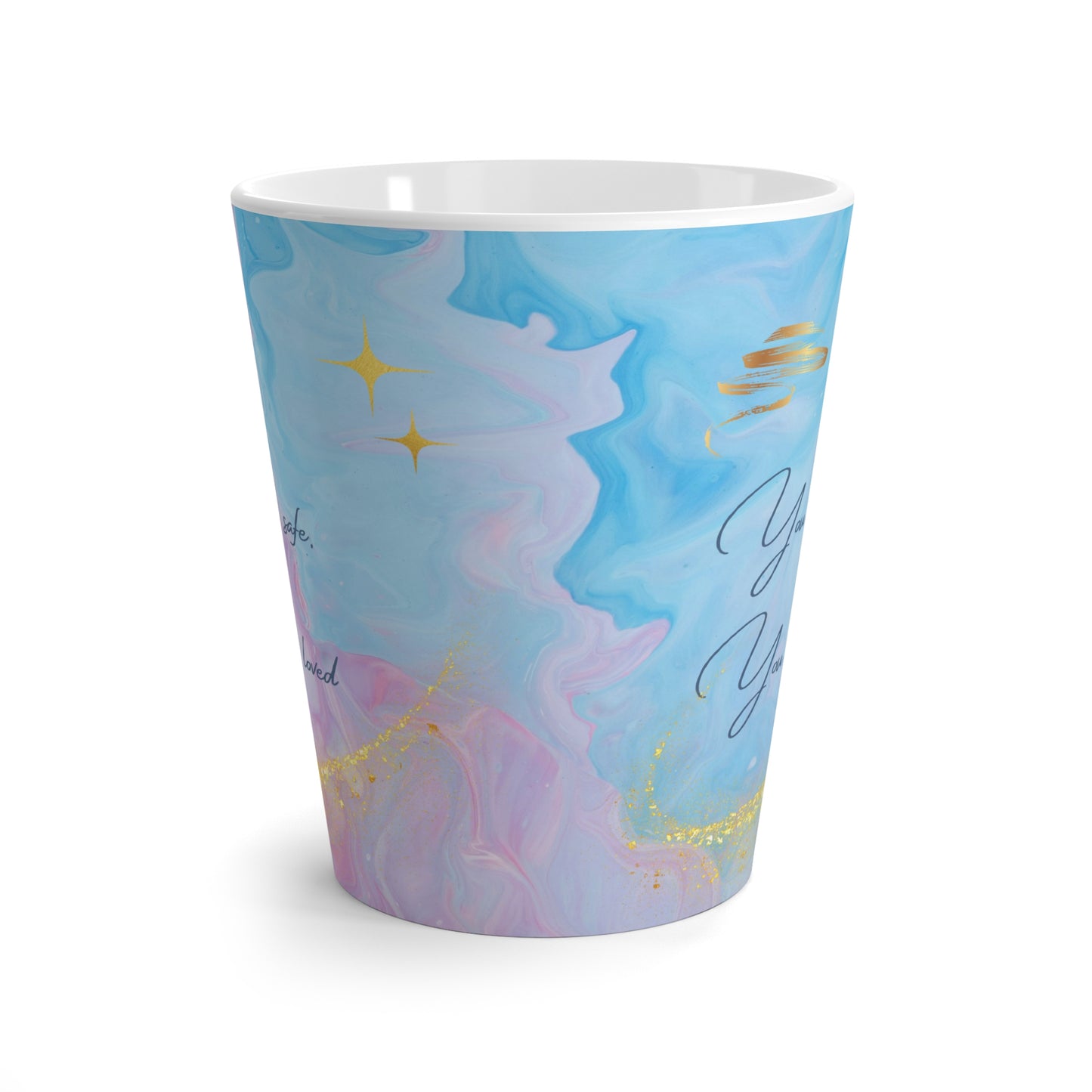 "You Are Safe, You Are Loved – Comfort Mug"