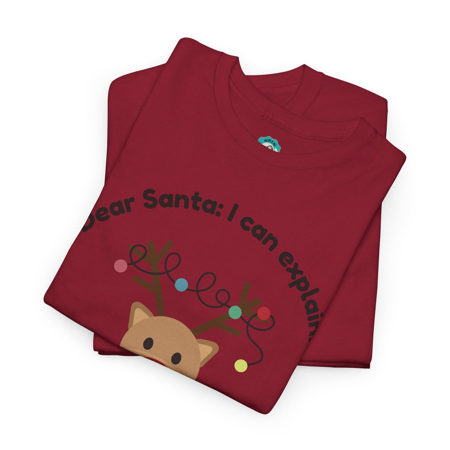 "Camisetas navideñas divertidas: Rodolfo en apuros"