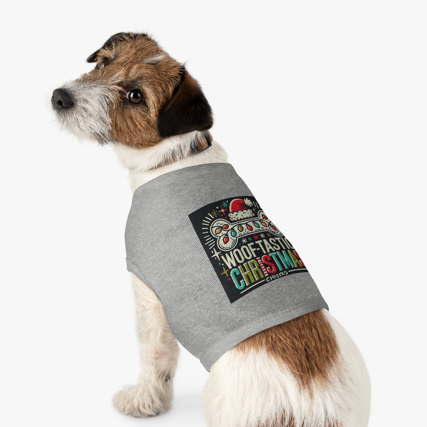 Woof-Tastic Christmas Pet Tank Top for Festive