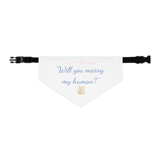 🐶 "Will You Marry My Human?" – Proposal Pet Shirt