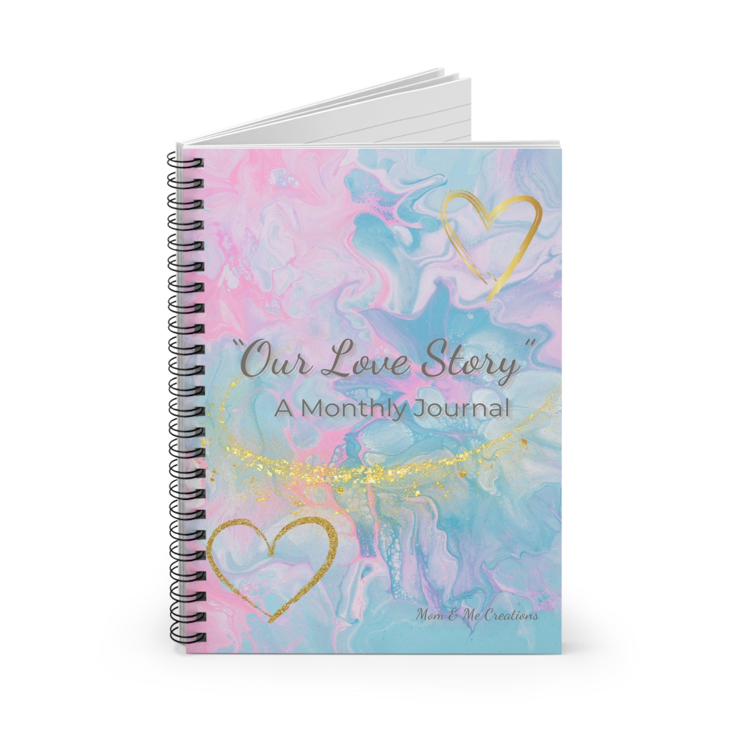 "Our Love Story – A Monthly Journal" includes a SPECIAL GIFT