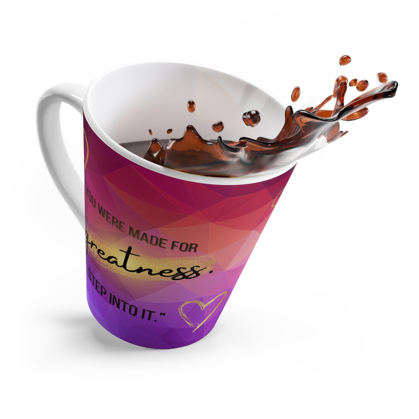 "You Were Made for Greatness – Motivational Mug"