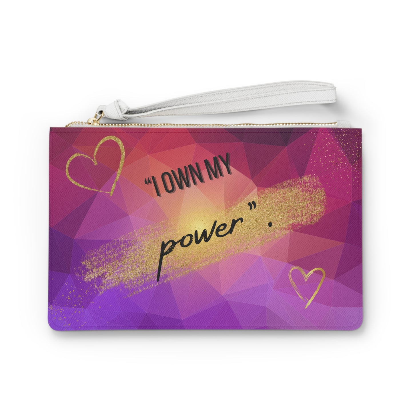 Empowerment Clutch Bag - "I OWN MY power" - Stylish & Motivational Accessory for Everyday Use