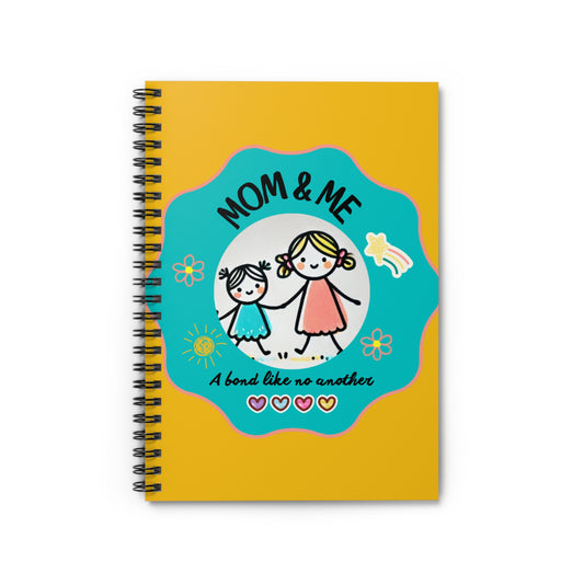 Cuaderno espiral para mamá y yo: diario creativo para momentos de unión