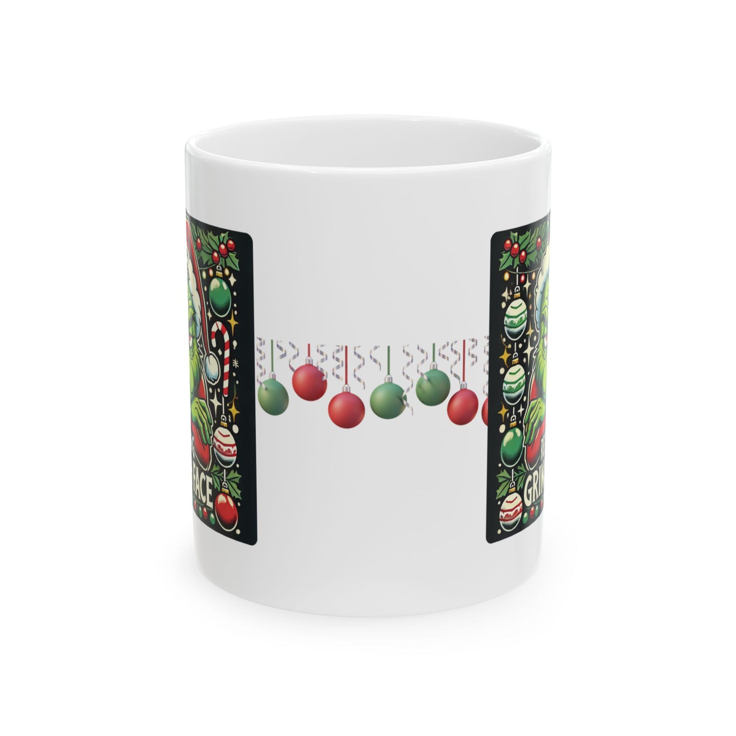 "Resting Grinch Face Mug"