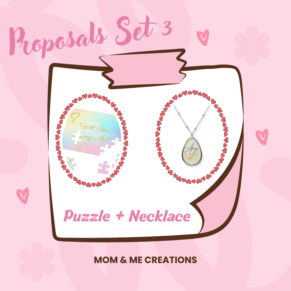 π§©π "The Missing Piece β Puzzle & Necklace Proposal Set + SPECIAL GIFT!" β¨
