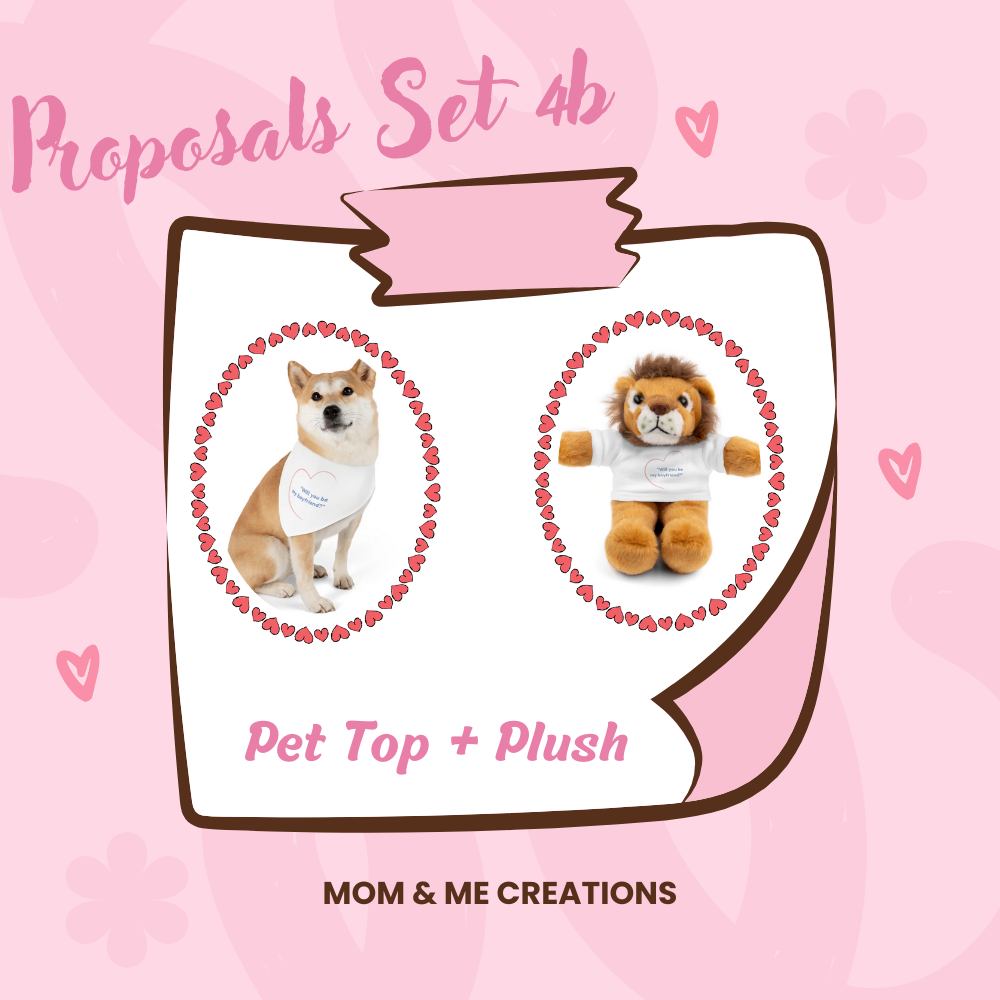 🐾🦁 "When She Takes the Lead – Pet & Plush Proposal Set + SPECIAL GIFT Proposal Magic Guide!" ✨