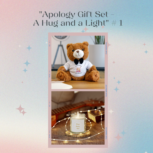 "Apology Gift Set – A Hug and a Light" # 1