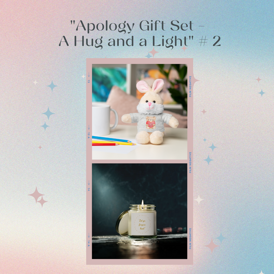 "Apology Gift Set – A Hug and a Light" # 2