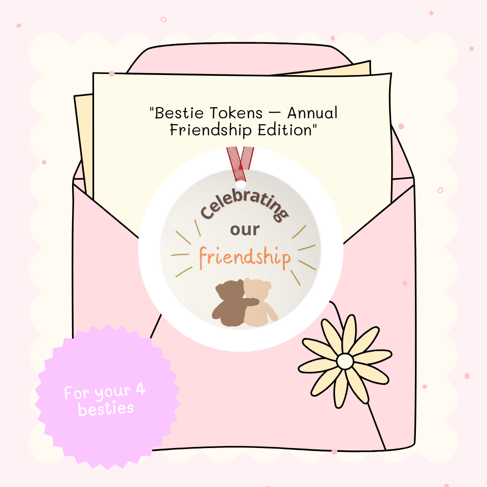 "Bestie Tokens – Annual Friendship Edition" for your 4 besties with SPECIAL GIFT