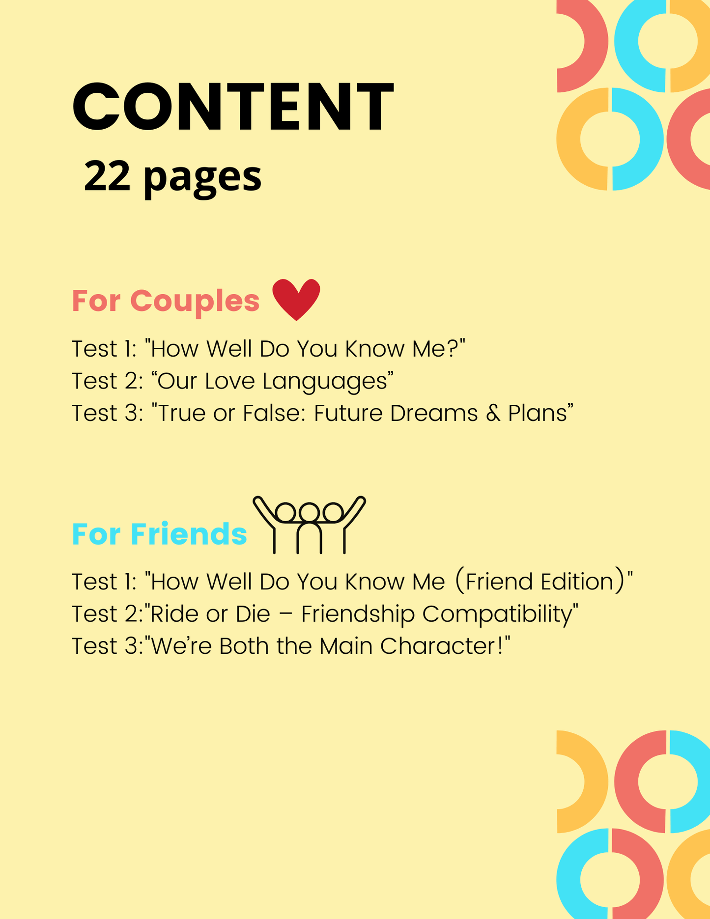 E-book of Tests: "Stronger Ties – The Quiz for Every Kind of Love"