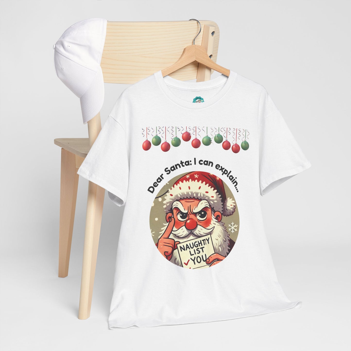 "Funny Christmas T-Shirt for the Naughty Ones"