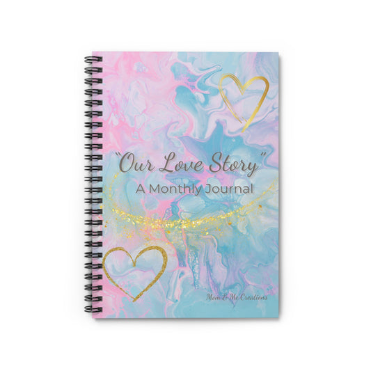 "Our Love Story – A Monthly Journal" includes a SPECIAL GIFT