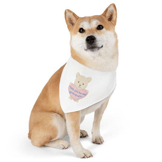 🐶 "Will You Be My Girlfriend?" – Proposal Pet Tank