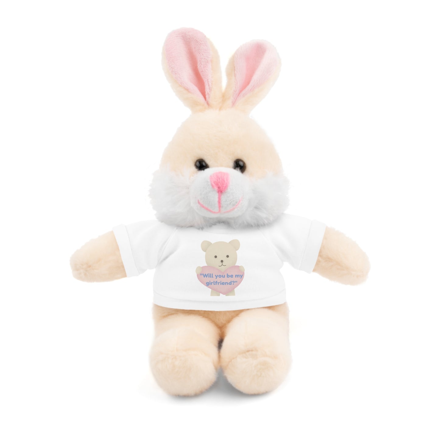 🧸 "Will You Be My Girlfriend?" Proposal Plush – A Hug Full of Love!