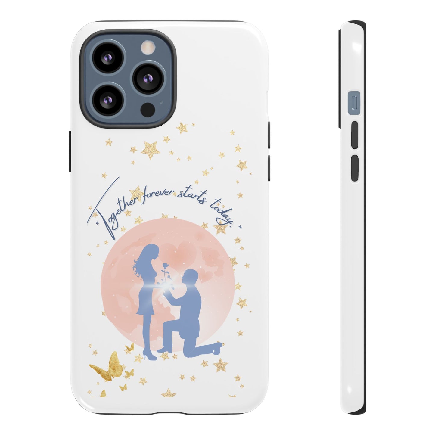 📱 "Together Forever Starts Today" – iPhone Case for Love That Lasts 💍