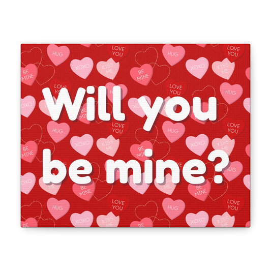 🖼️ "Will You Be Mine?" Romantic Proposal Canvas + Bonus Love Ideas! 💖✨