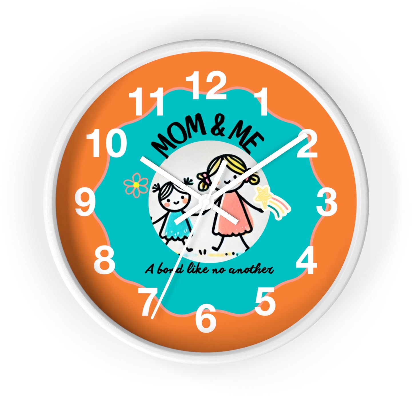 Wall Clock for Family Time: Mom & Me Version