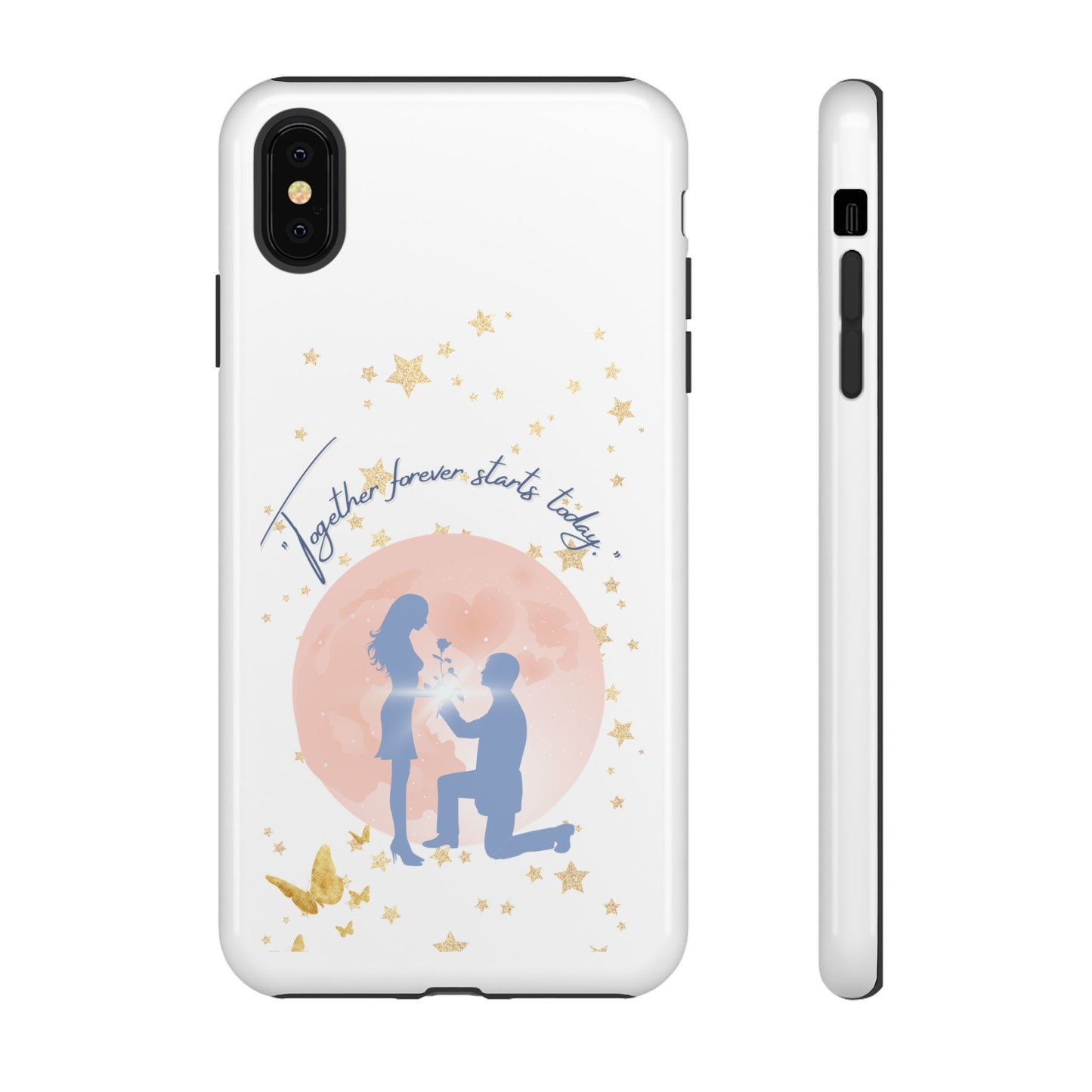 📱 "Together Forever Starts Today" – iPhone Case for Love That Lasts 💍