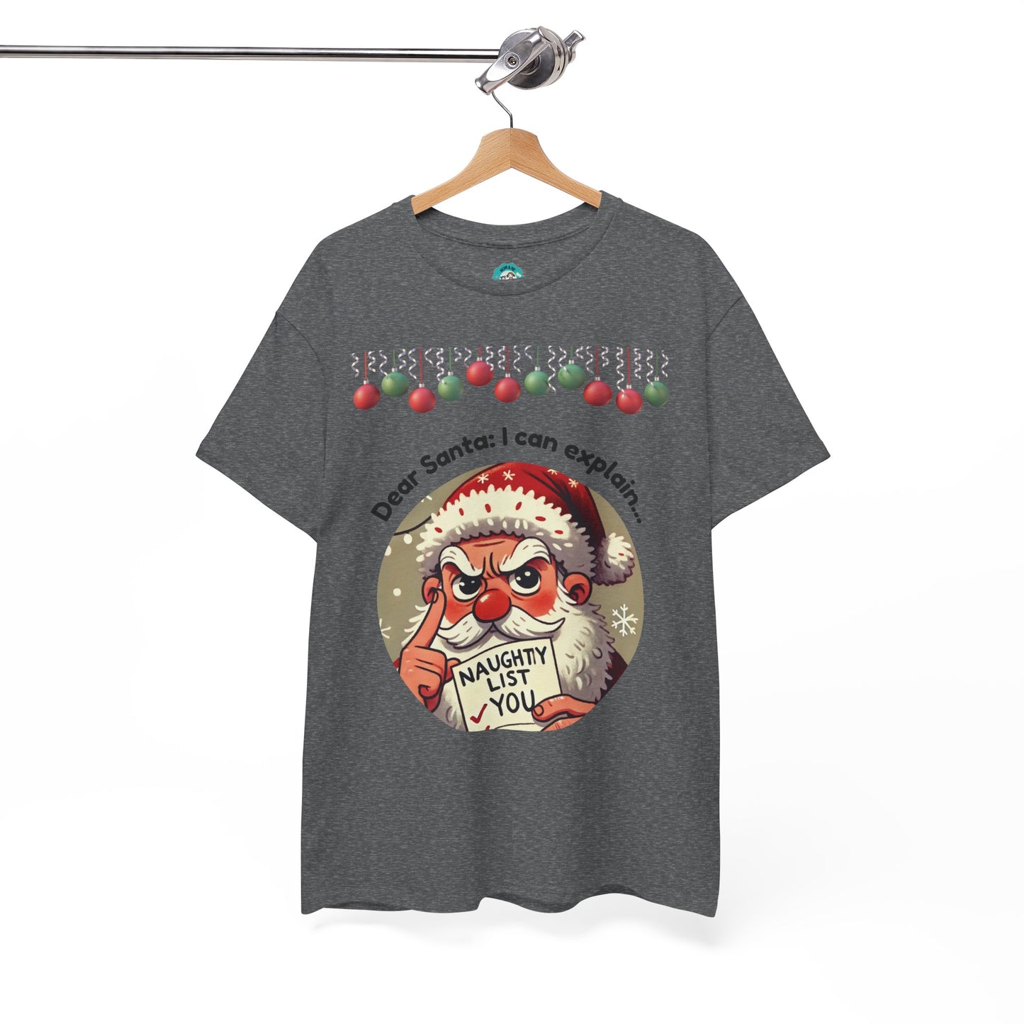 "Funny Christmas T-Shirt for the Naughty Ones"