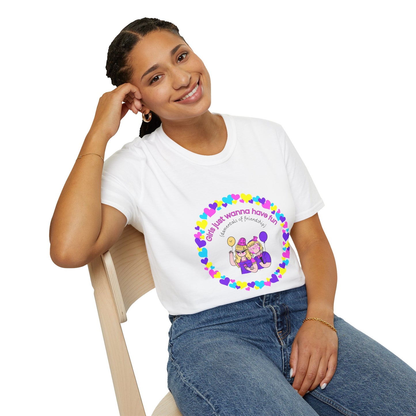 Galentine´s Tee - 'Girls Just Wanna Have Fun' Design