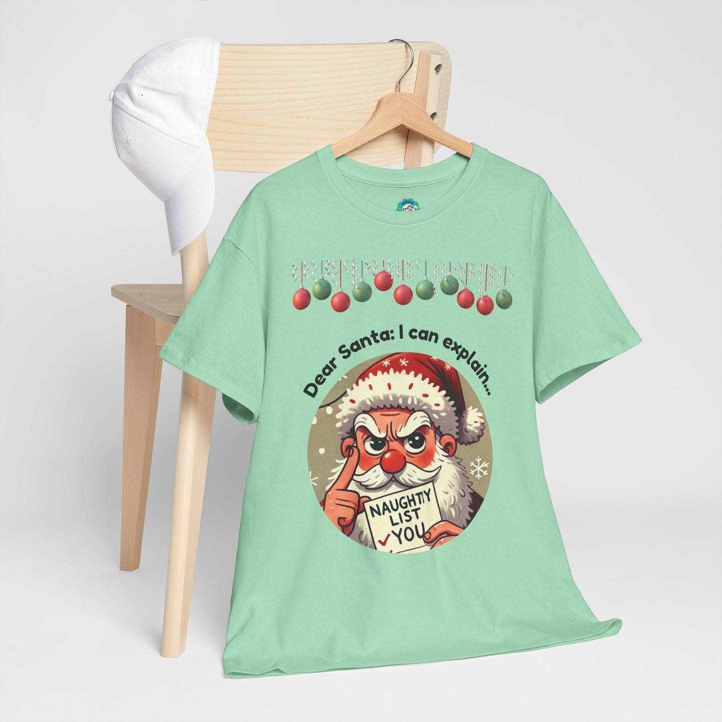 "Funny Christmas T-Shirt for the Naughty Ones"