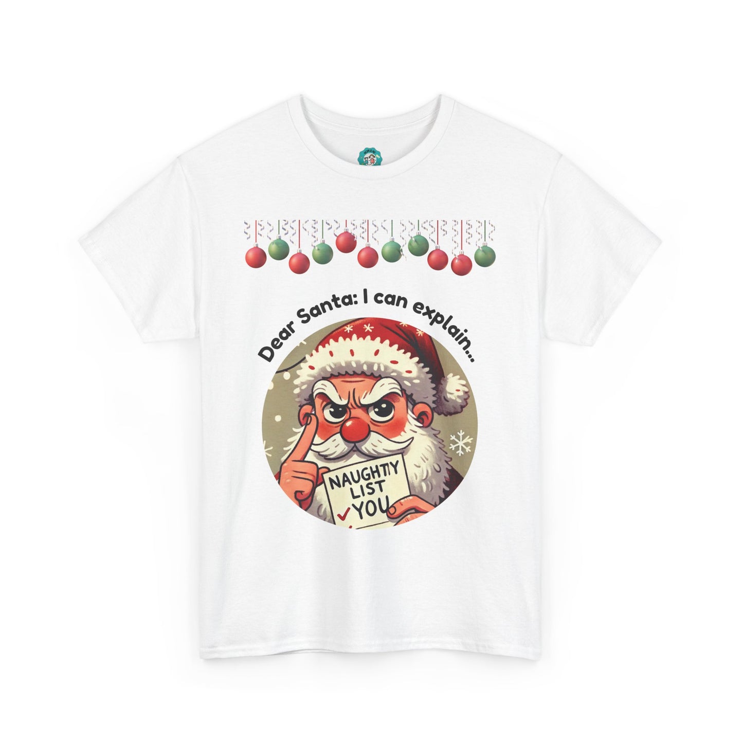 "Funny Christmas T-Shirt for the Naughty Ones"