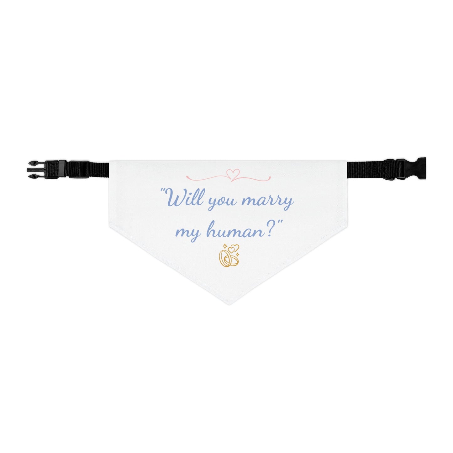 🐶 "Will You Marry My Human?" – Proposal Pet Shirt