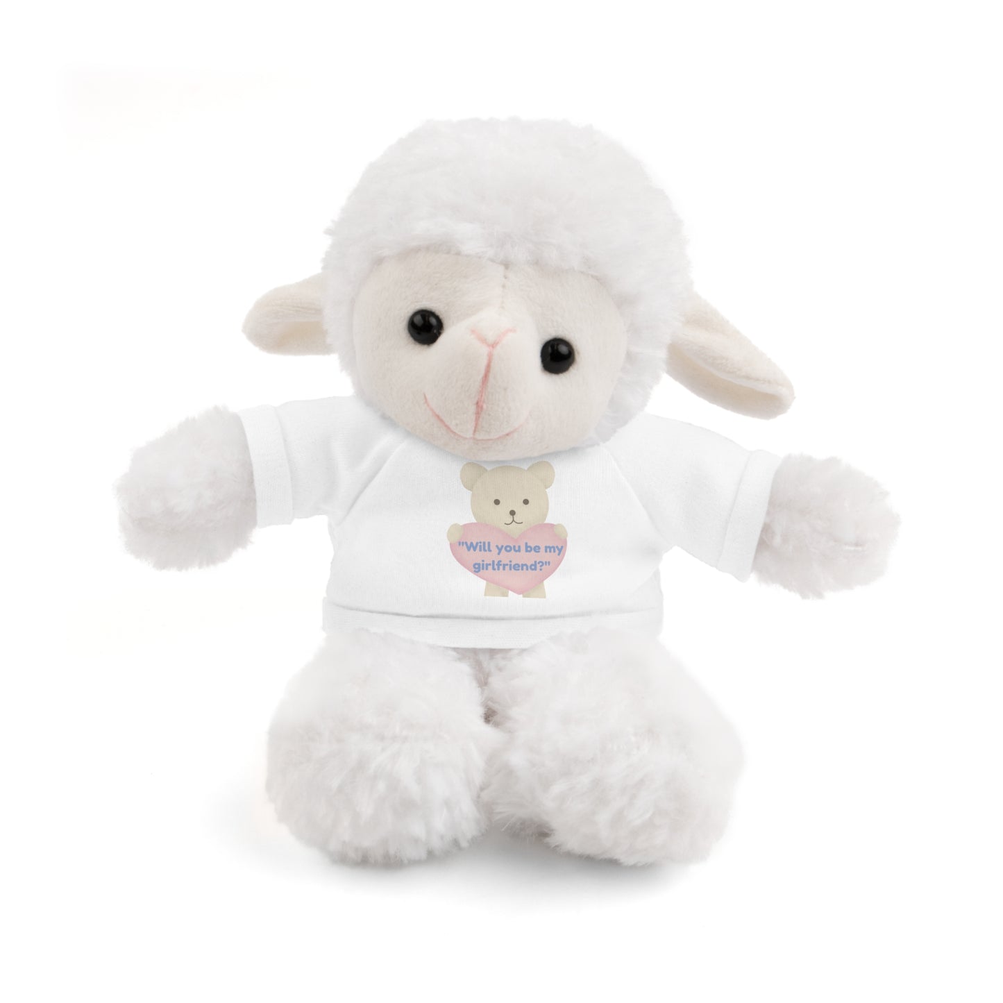 🧸 "Will You Be My Girlfriend?" Proposal Plush – A Hug Full of Love!