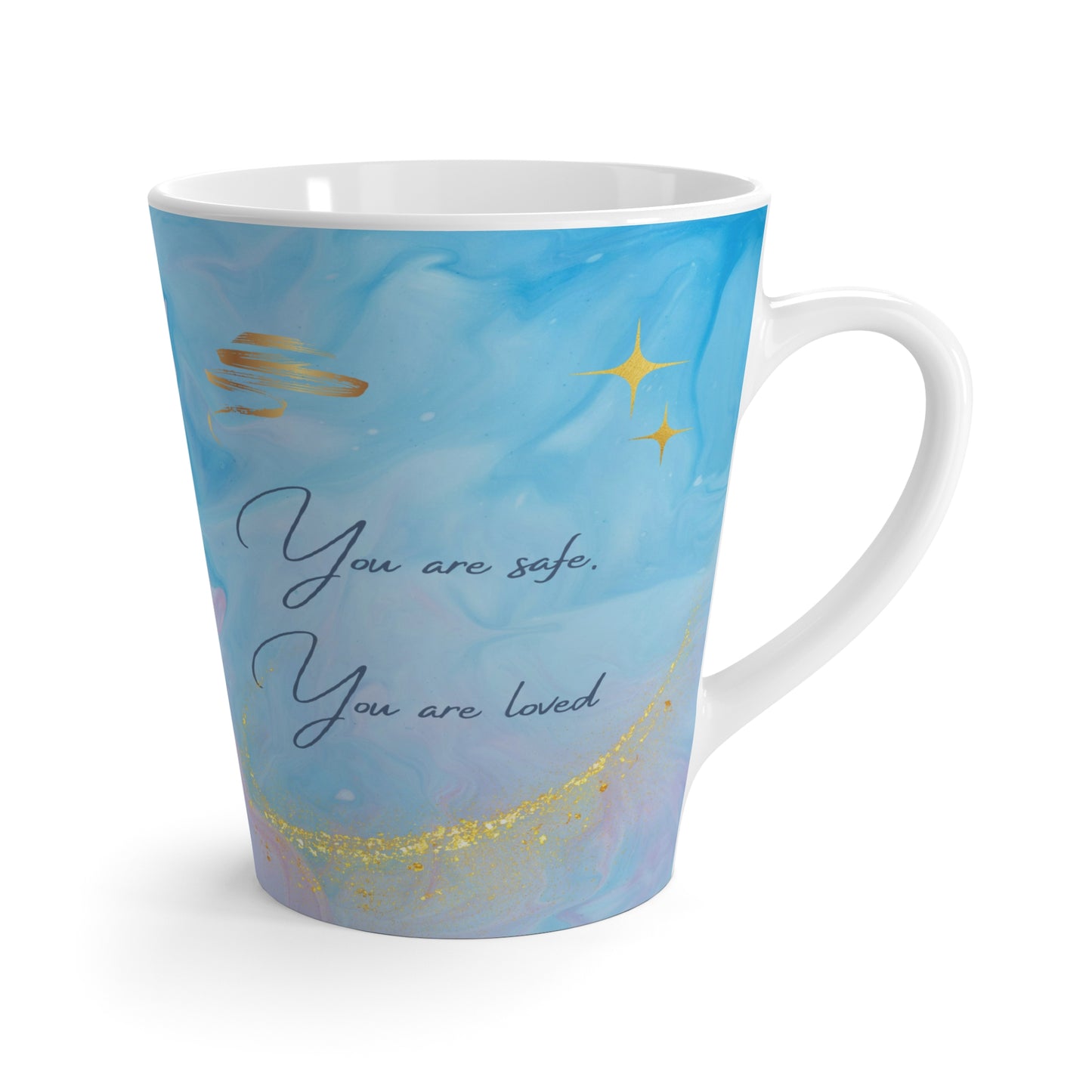"You Are Safe, You Are Loved – Comfort Mug"