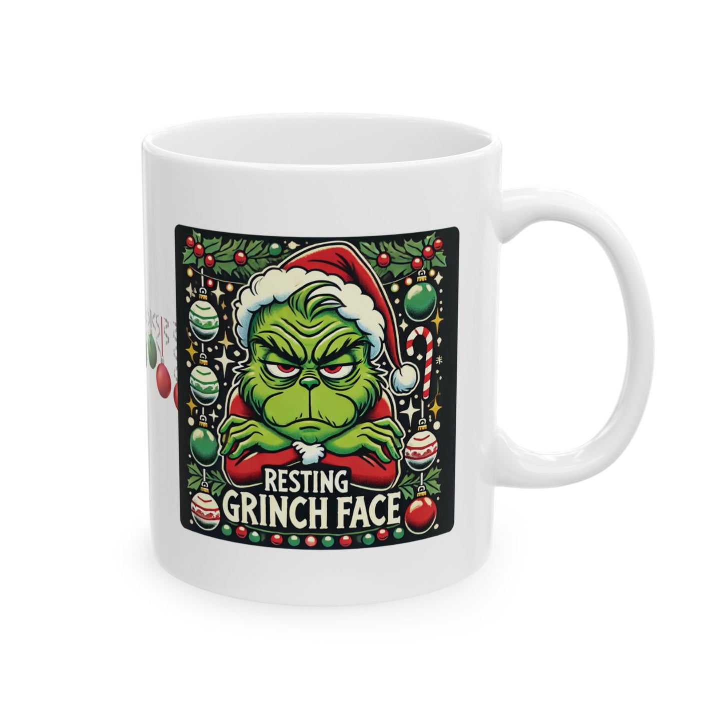 "Resting Grinch Face Mug"
