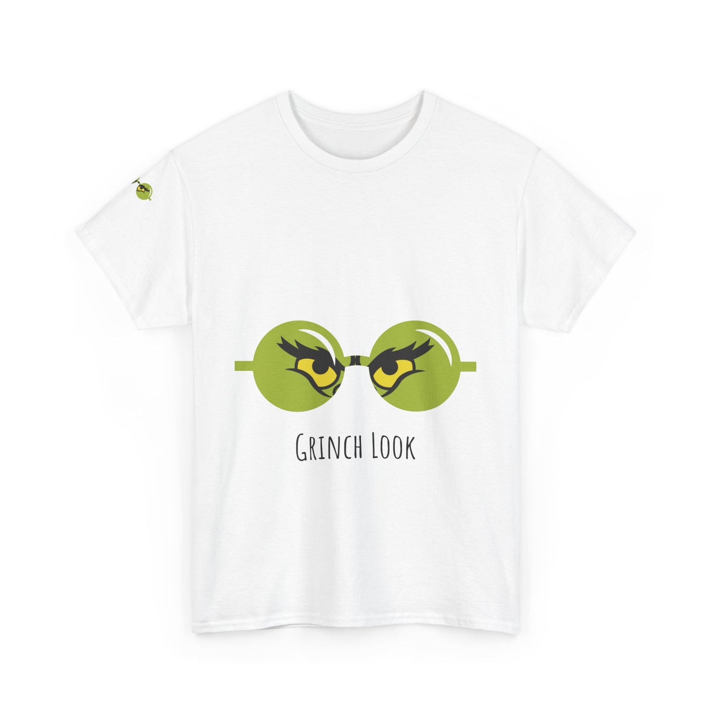 Camiseta con manga "That Grinch Look" Con detalle de estampado en la manga