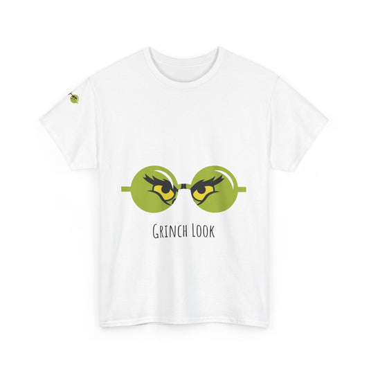 "That Grinch Look" T-Shirt With Print detail on the sleeve