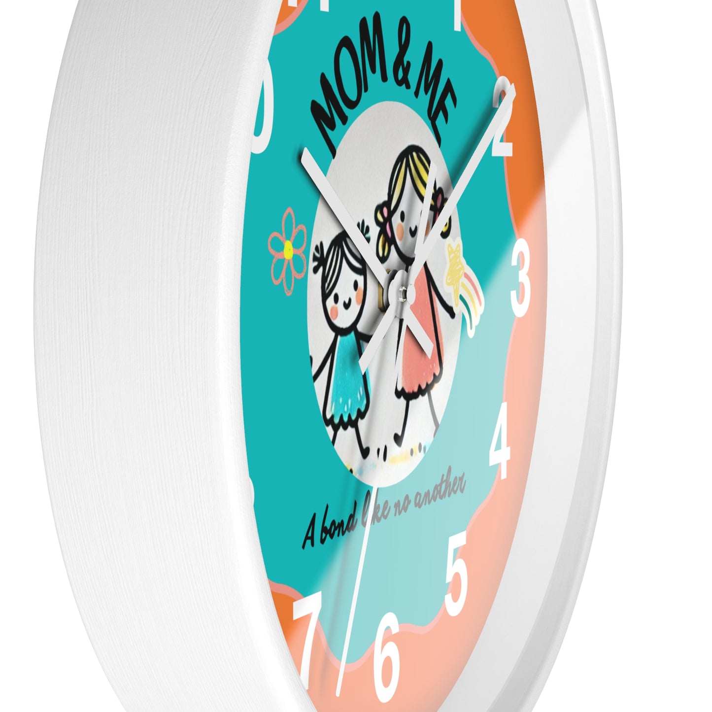 Wall Clock for Family Time: Mom & Me Version