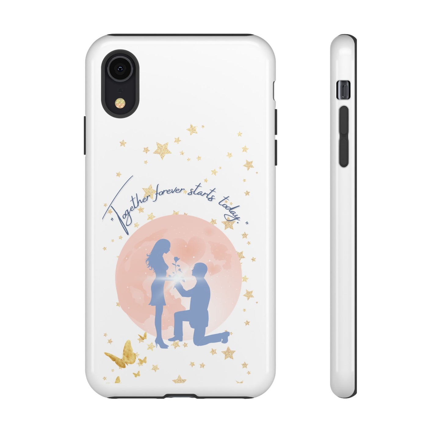 📱 "Together Forever Starts Today" – iPhone Case for Love That Lasts 💍