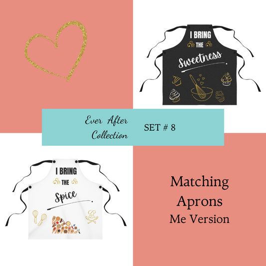 "Sweet & Spicy Duo" – Matching Apron Set + Free Love Ritual