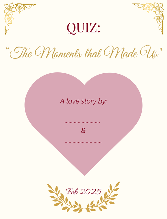 "The Moments That Made Us" Mom version