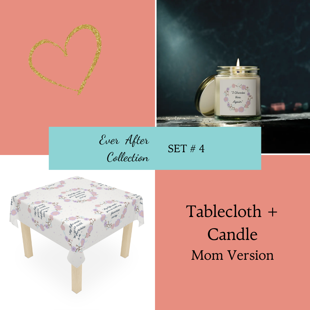 "A Table for Two" – Romantic Tablecloth & Candle Ritual Set