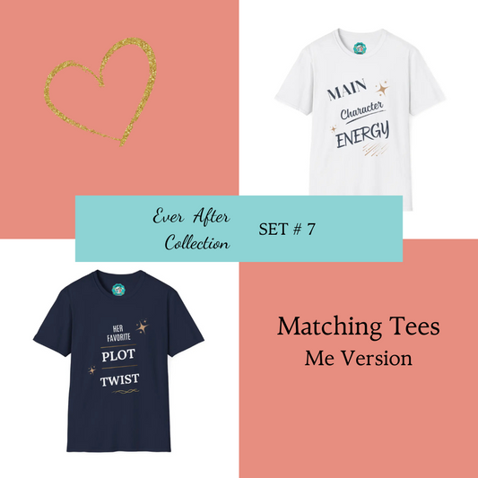 "Our Love Story" – Matching Couple Tees + Free Love Ritual